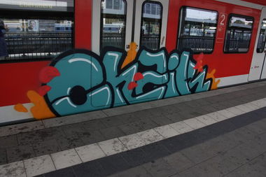Graffiti Train - Photo by Beutelratte