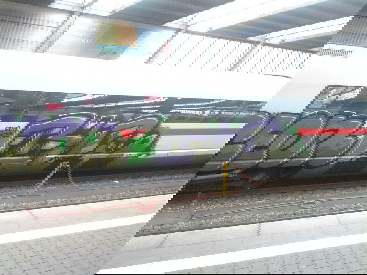 Graffiti Train in München - Photo by Beutelratte - ... (2013)