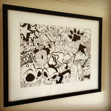 Graffiti Artwork - Photo by Bevins2015 - Framework, graffiti, B