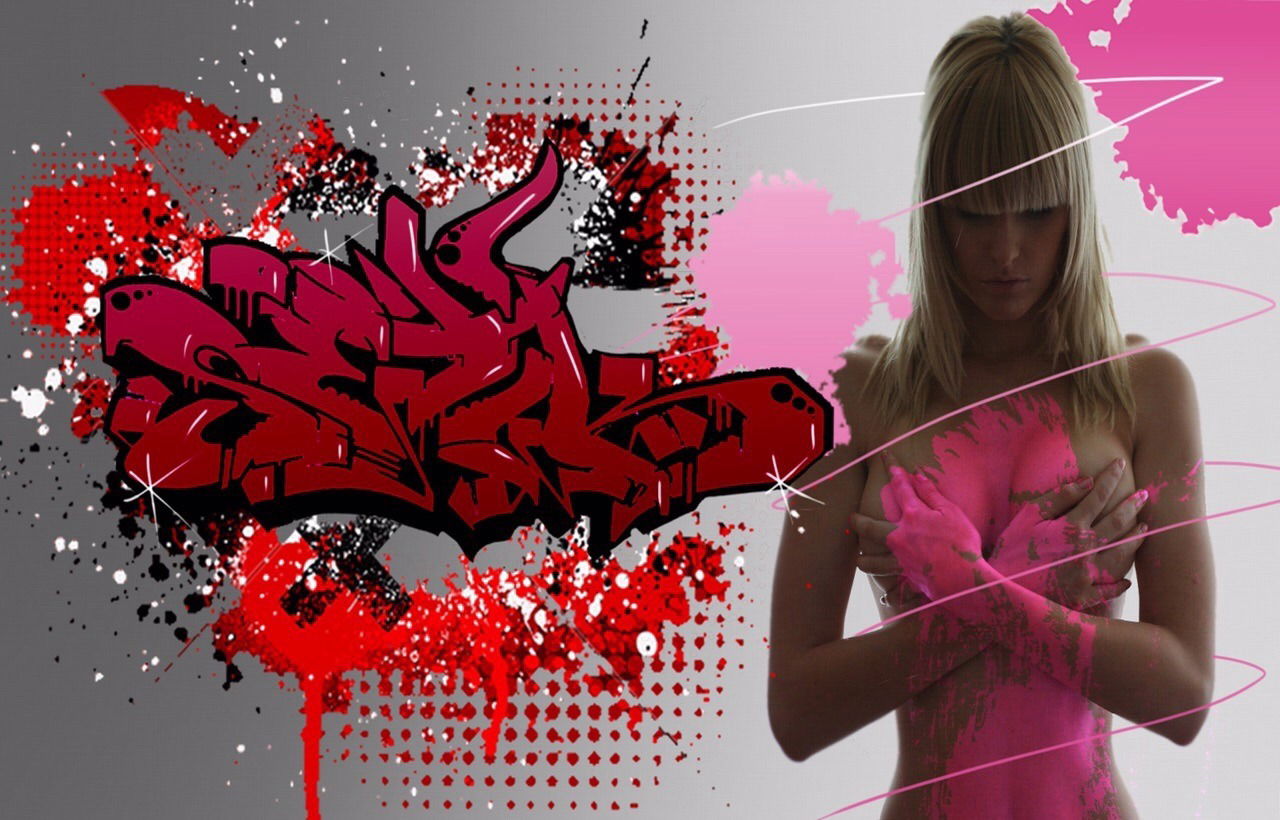 Graffiti Artwork - Photo by Bevins2015 - graffiti, candygirl, wildstyle