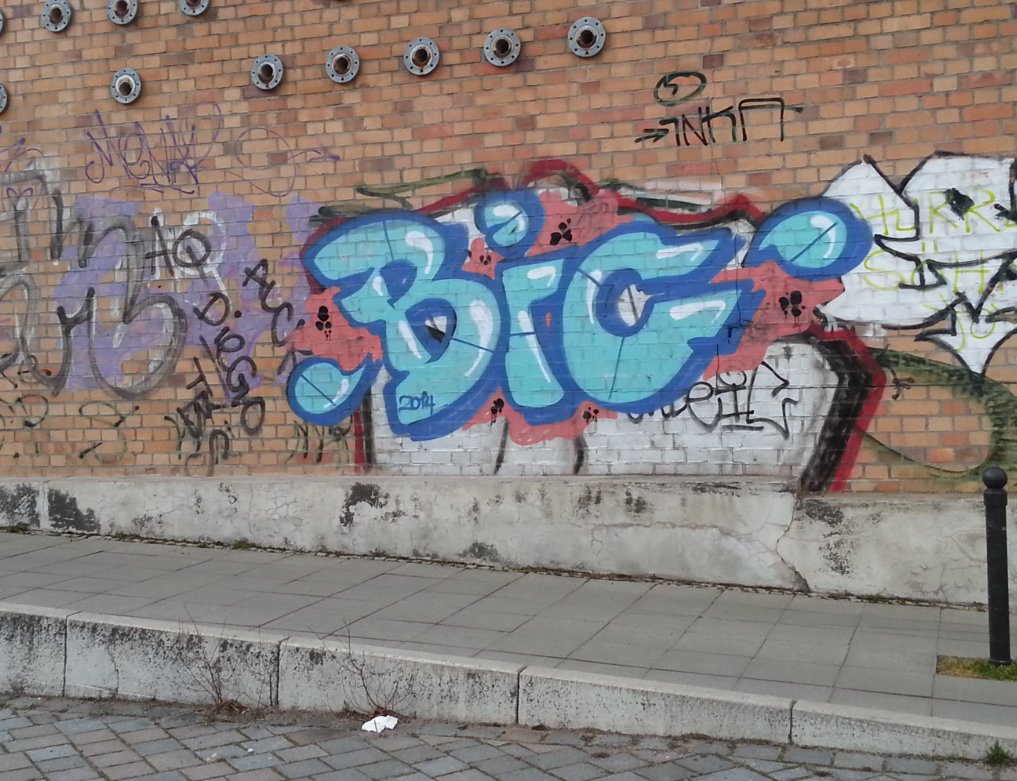 Graffiti Bombing - Photo by BiCrew_293 - BiC, Creeb, Crib (2014)