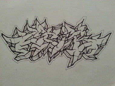 Graffiti Sketch - Photo by BiCrew_293 - Sketch, BiC, Creeb (2014)