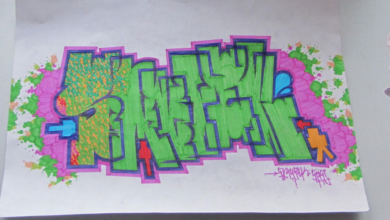 Graffiti Sketch - Photo by BiGoSsOoN (2018)