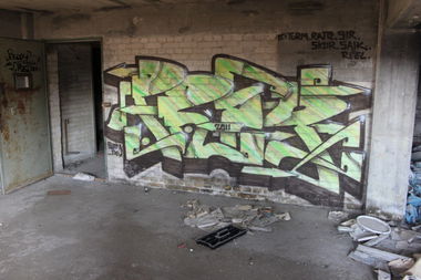 Graffiti Wall in Deutschland - Photo by BiTE - Prey, Buddys, Ruine (2011)
