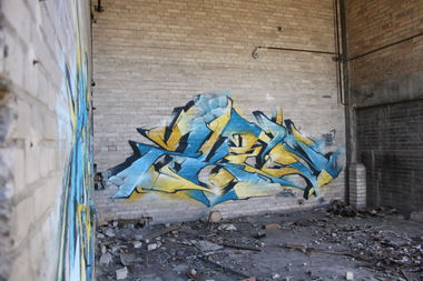 Graffiti Wall in Berlin - Photo by BiTE - Sken, Skenar73, Buddys (2013)