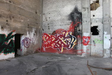 Graffiti Wall in Deutschland - Photo by BiTE - Prey, Buddys, Ruine (2013)