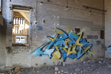 Graffiti Wall in Deutschland - Photo by BiTE - Prey, Buddys, Ruine (2013)