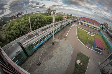 Graffiti Train in Omsk - Photo by BigBoss - Atmosphere