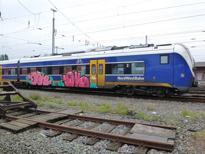 Graffiti Train in bremen - Photo by Bigchill - qk (2013)