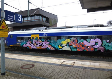 Graffiti Train in bremen - Photo by Bigchill - rize, crap (2013)