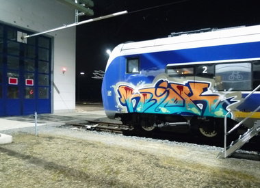 Graffiti Train - Photo by Bigchill (2013)