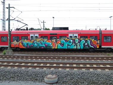 Graffiti Train - Photo by Bigchill - niek, foim