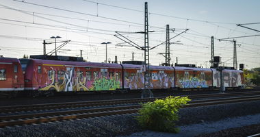 Graffiti Train - Photo by Bigchill - luxus, angel, evil