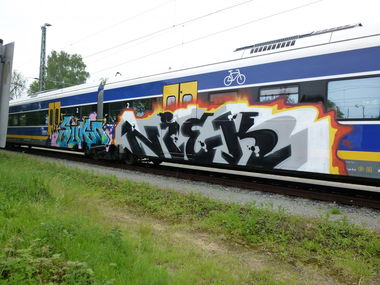 Graffiti Train - Photo by Bigchill - suko, niek