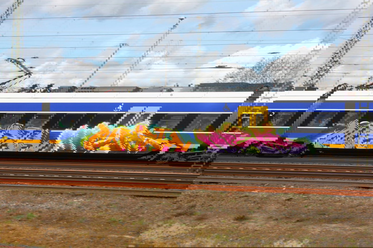 Graffiti Train - Photo by Bigchill