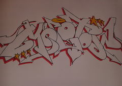 Graffiti Sketch - Photo by Bigcock31 - KANE (2015)