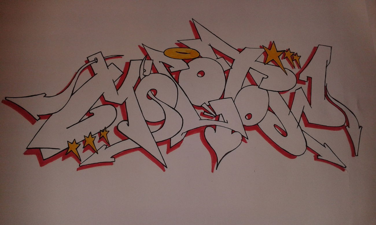 Graffiti Sketch - Photo by Bigcock31 - KANE (2015)