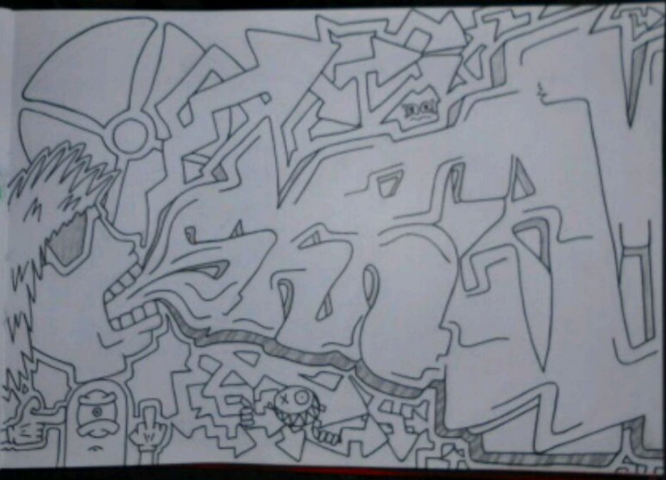 Graffiti Sketch - Photo by Bige (2014)