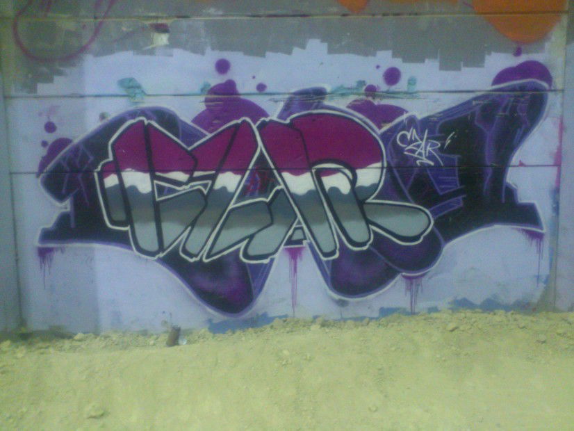 Graffiti Wall in Mainz - Photo by Bimmelbahn - CZAR, BT (2012)