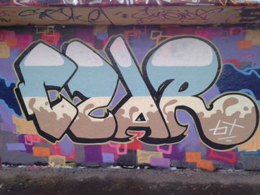 Graffiti Wall in Mainz - Photo by Bimmelbahn - CZAR;, BT (2014)