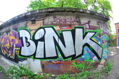 Graffiti Bombing - Photo by Bink