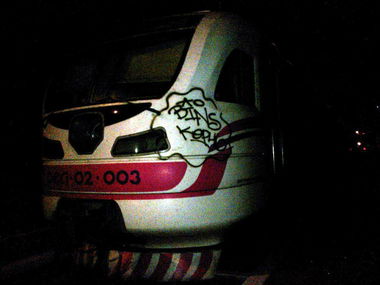 Graffiti Train - Photo by Binser - Bins, ????? (2014)