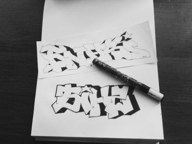 Graffiti Sketch - Photo by Binser - ?????, ???? (2014)
