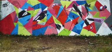 Graffiti Wall in Severodonetsk - Photo by Bionik