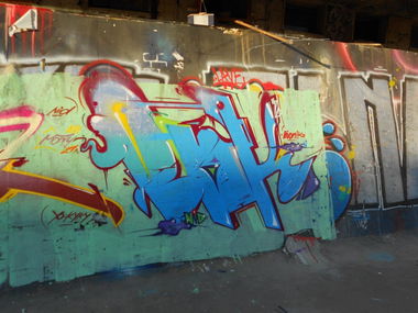 Graffiti Bombing in Kharkiv - Photo by Bionik (2012)