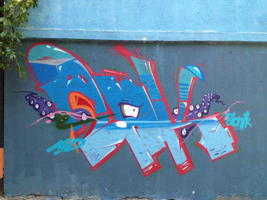 Graffiti Wall in Severodonetsk - Photo by Bionik