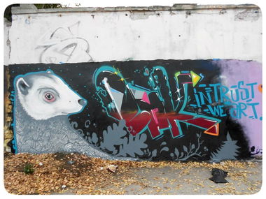 Graffiti Wall in Severodonetsk - Photo by Bionik
