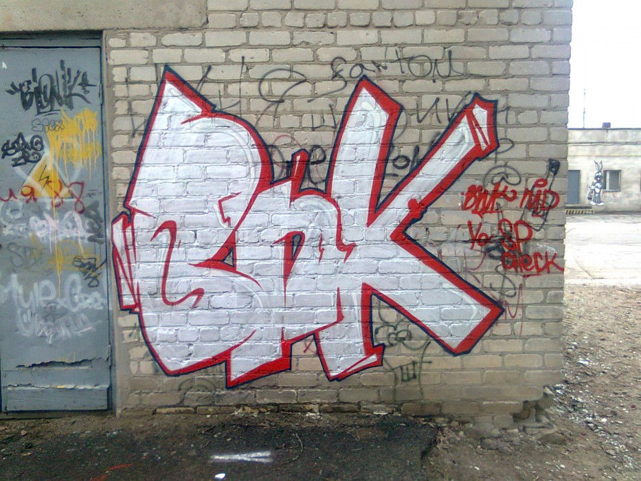Graffiti Bombing in Severodonetsk - Photo by Bionik