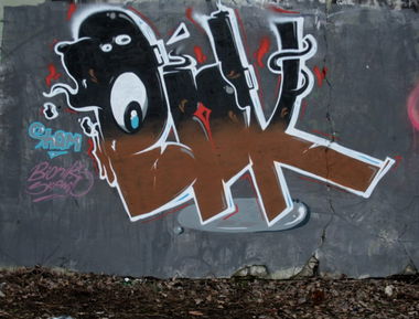 Graffiti Wall in Severodonetsk - Photo by Bionik