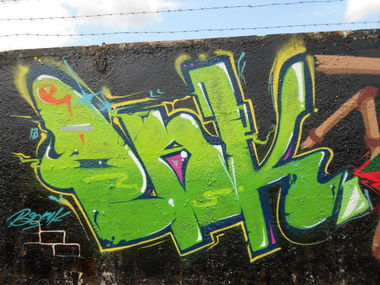 Graffiti Wall in Severodonetsk - Photo by Bionik