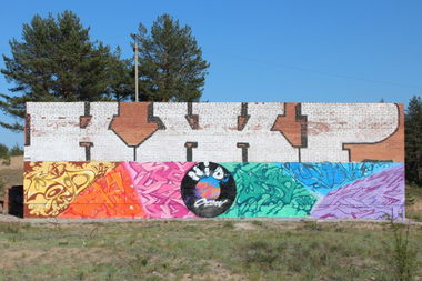 Graffiti Wall in Severodonetsk - Photo by Bionik