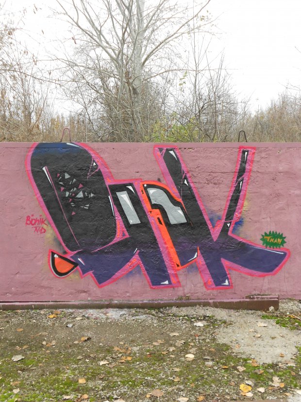 Graffiti Wall in Severodonetsk - Photo by Bionik - Bionik, NID, crew (2013)