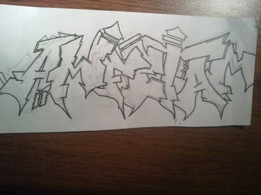 Graffiti Sketch - Photo by Bird