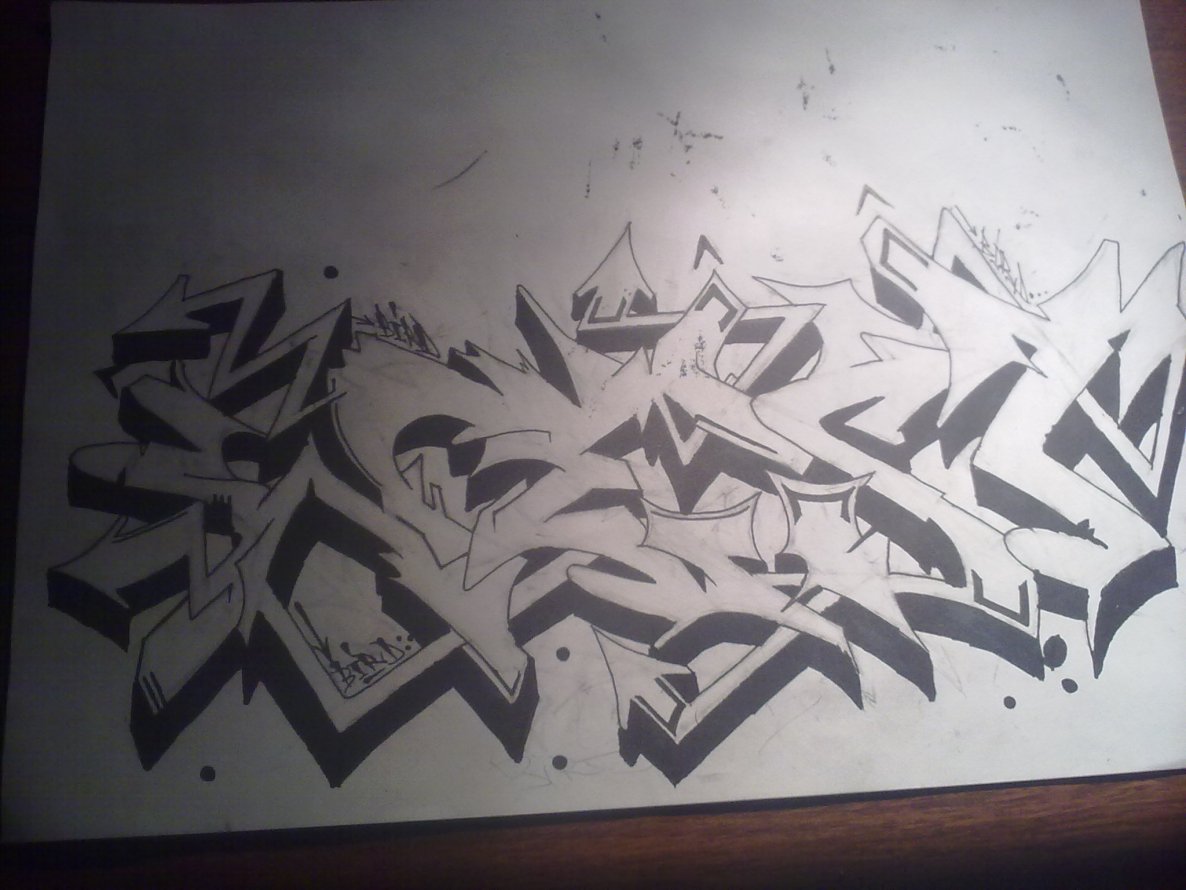 Graffiti Sketch - Photo by Bird (2014)