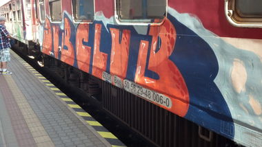 Graffiti Train - Photo by Bitumen - Dubclub, Bratislava