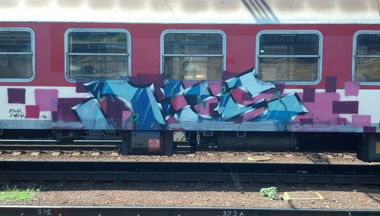 Graffiti Train - Photo by Bitumen - Bratislava