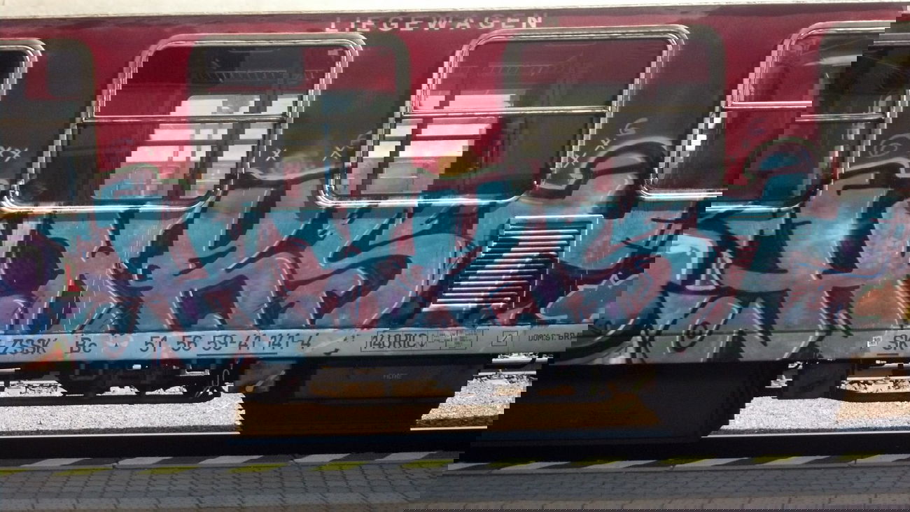 Graffiti Train - Photo by Bitumen - Horst, Bratislava