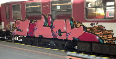 Graffiti Train - Photo by Bitumen - Derick, Bratislava