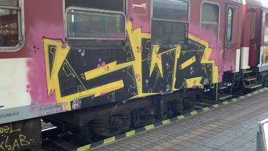 Graffiti Train - Photo by Bitumen - SWR, Bratislava