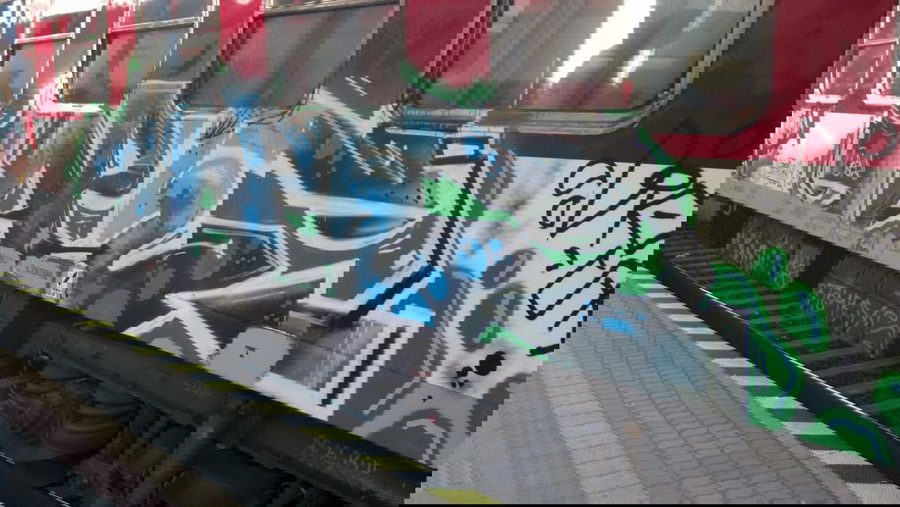 Graffiti Train - Photo by Bitumen - Cape, Bratislava