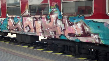 Graffiti Train - Photo by Bitumen - boikle, Bratislava