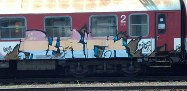 Graffiti Train - Photo by Bitumen - Derick, Bratislava