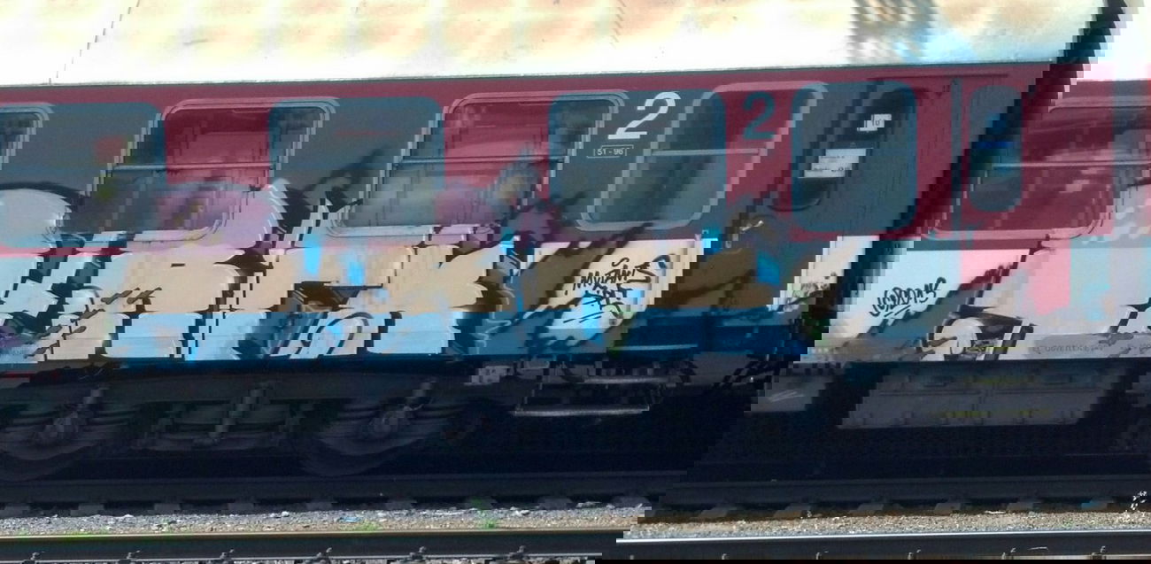 Graffiti Train - Photo by Bitumen - Derick, Bratislava