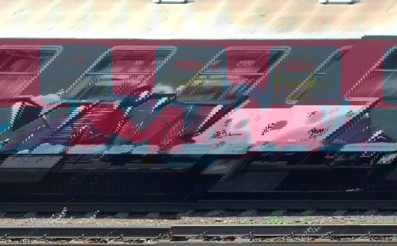 Graffiti Train - Photo by Bitumen - Mair, Bratislava