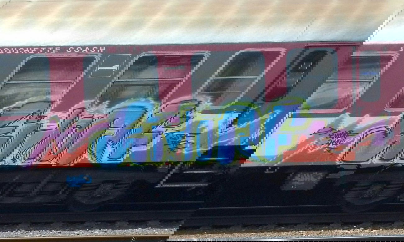 Graffiti Train - Photo by Bitumen - emorf, Bratislava