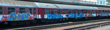 Graffiti Train - Photo by Bitumen - ..., Bratislava